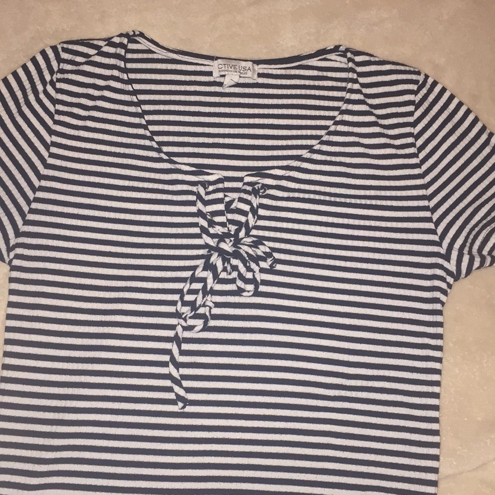 Black & White Stripped Top